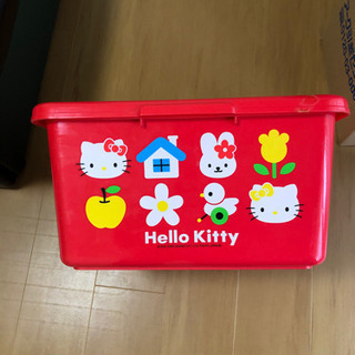 キティの絵が入ったボックス　無料で