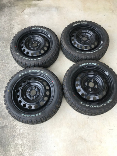 165／60R15 マッドタイヤ　バリ溝　M/T