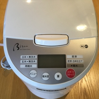家庭用 精米機　山本電気 Bisen YE-RC41W ホワイトの画像