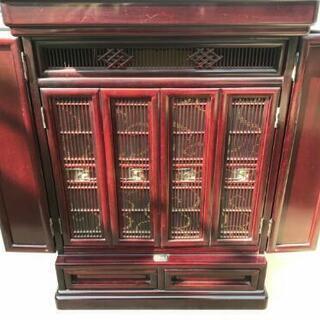 紫壇 仏壇 小型 21号 仏具 お彼岸 の画像