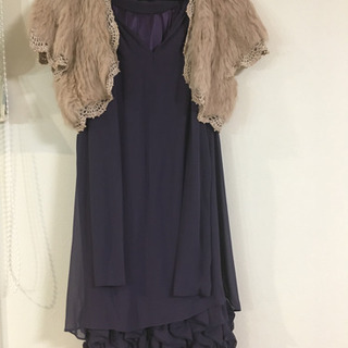 結婚式用ドレス　ボレロ付き