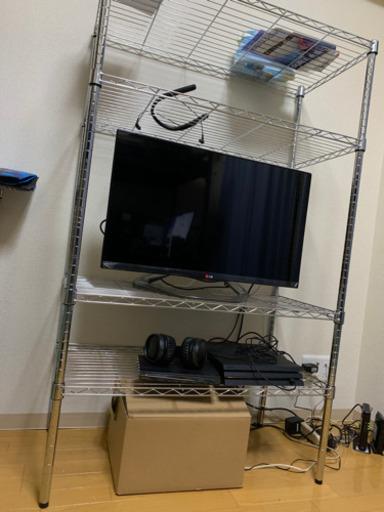 アイリスオーヤマ ラック メタルラック　幅91×奥行46×高さ151cm 4段 ポール径25mm SE-915E