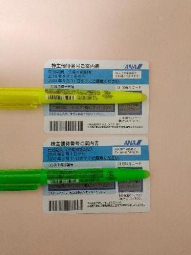 ANA株主優待券 2枚