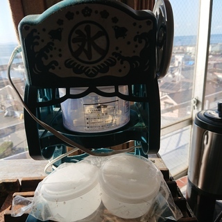 差し上げます。お子様にどうぞ　家庭用かき氷器新古品　引き取り限定