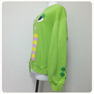 ご購入者様決定【ガチャピン】裏起毛トレーナー スウェット キャラクターの画像