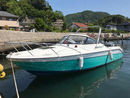 中古船 船 21フィート FR-21 2st 115馬力 早く連絡頂けたら値引きします！