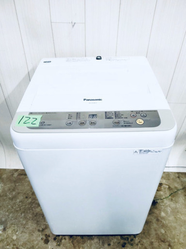 ‼️2017年製‼️ 122番 Panasonic✨全自動電気洗濯機　⚡️NA-F60B10‼️ 