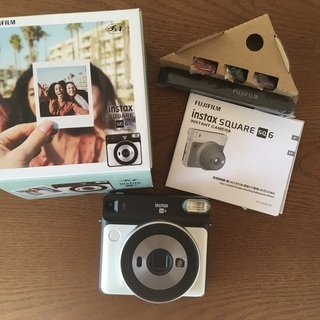 FUJIFILM チェキ SQUARE SQ6 パールホワイト