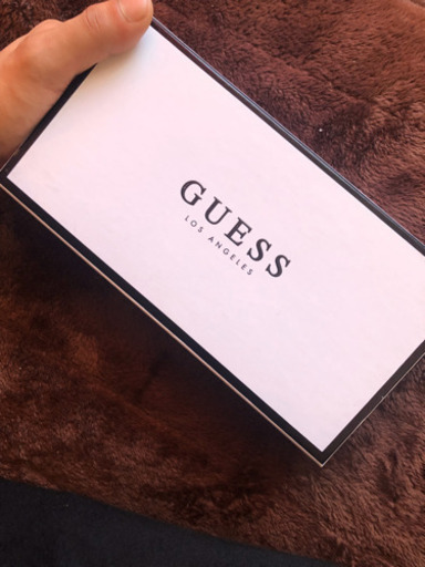 guess 財布　ブルー