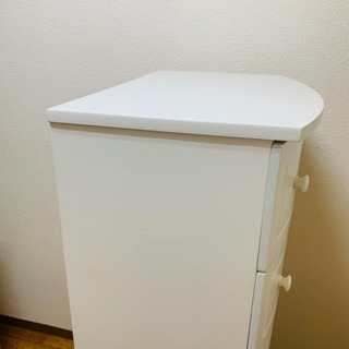 【譲渡先確定しております】白い衣類タンス　値下げ交渉承ります！の画像