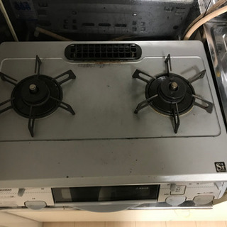 中古　都市ガスコンロ　RINNAI リンナイ　KGE661FTS(SL) Siセンサーの画像