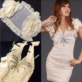 新品未使用タグ付き ボレロ付き ミニドレスお譲り致します(*´ω｀*)