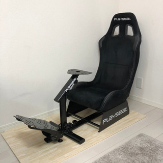 ハンコン用 コックピット プレイシート エボリューション アルカンタラ レース ゲーム プレステ グランツーリスモ