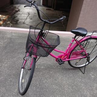 ★ピンクの自転車★26インチ★すぐ乗れるジャンク品