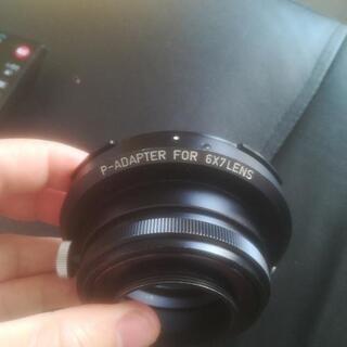 バケペン　PENTAX 6x7→M42への変換マウント　&　6X...
