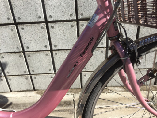 電動自転車★パナソニック★中古★ピンク