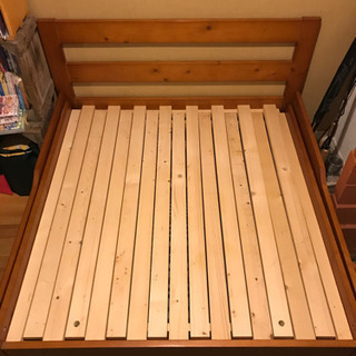 木製ベッド〜伸長式　シングルベッド〜の画像