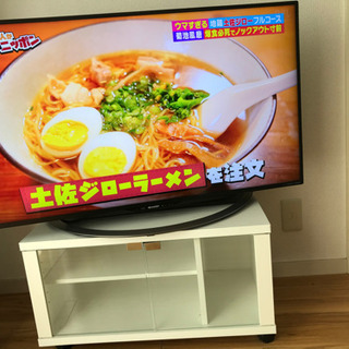 【取引中】40型TV+TV台セット