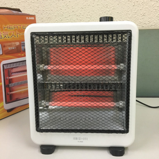 電気ストーブ　FL-9405　800ｗ　400ｗ 石英管　転倒時ＯＦＦスイッチ