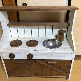 カントリー風おままごとキッチン