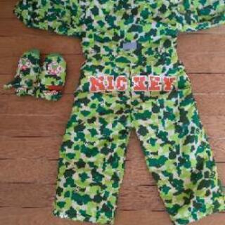 ミッキー 100サイズ 子供用スキーウェアの画像