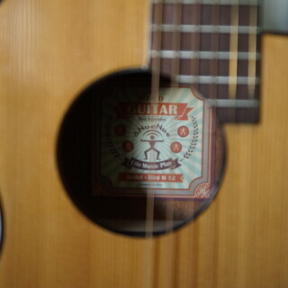 aNueNue Bird Guitar aNN-M12 ミニアコースティックギターです。の画像