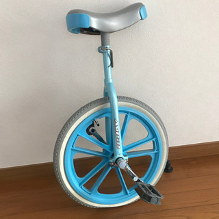 一輪車　ライトブルー