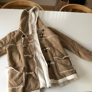 レディース  中ボア　ハーフコート