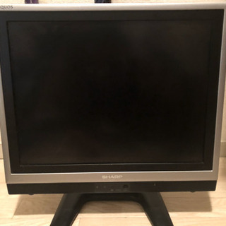 PCモニター使用可能　SHARP 液晶テレビ　LCー20S2-Sの画像