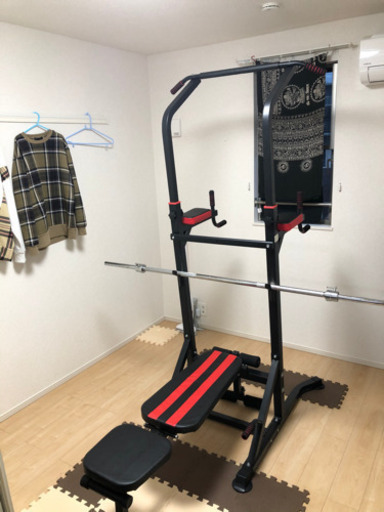 懸垂マシン、バーベル70ｷﾛセット