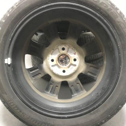 131-1ブリヂストンECOPIA165/55R15 ダイハツ純正アルミホイール付4本セット15×4.5J +45 人気のポリッシュ BRIDGESTONE EP150 タント