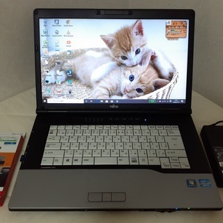 【取引中】　☆Corei5+SSDで超快適☆　FUJITSU　LIFEBOOK　１５インチ　windows10