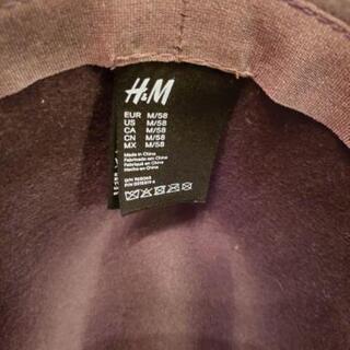 H&M　ハット ブラウンの画像