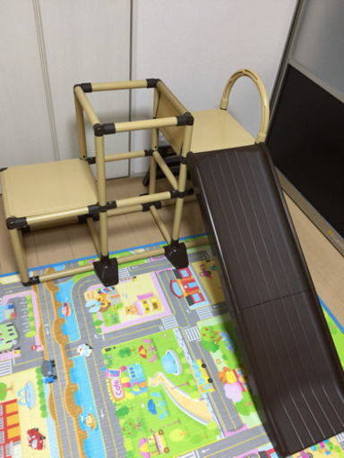 «美品»かんたんおりたたみ2段ジム