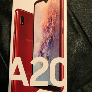 docomo Galaxy A20 新品　未使用