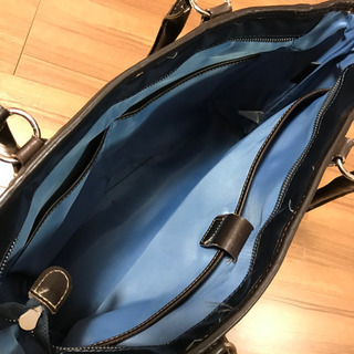 美品‼️トートバッグ ビジネスバッグ　ネイビー　リクルートバッグの画像