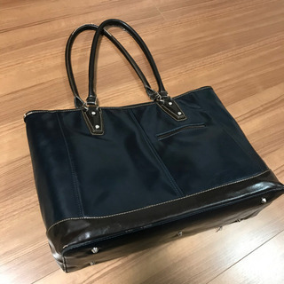 美品‼️トートバッグ ビジネスバッグ　ネイビー　リクルートバッグ