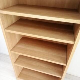 【無料】棚、本棚 木目調の画像