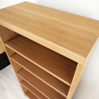 【無料】棚、本棚 木目調の画像