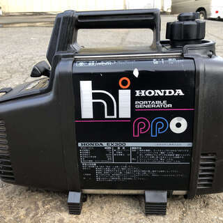 整備済 非常時等に ホンダ 300W 防音 hippo 小型軽量 34.4cc インバーター 発電機 EX300　50Hz 現物確認 OK 初期不良対応可能の画像