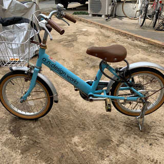 子供用自転車　16インチ　水色