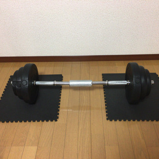 ベンチプレス・セーフティーバー・ミニバーベルダンベル・フラットベンチ・ジョイントマット8枚の画像