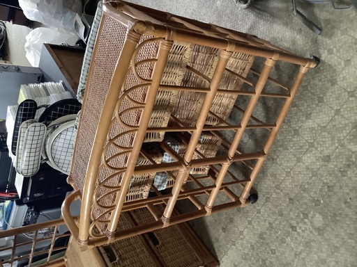 藤の衣装入れ6つ引き出し付