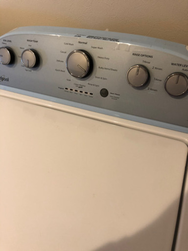 新品値下げ‼️Whirlpool 米国社製　洗濯機と乾燥機　新品2台セット