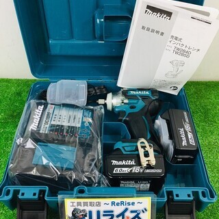 マキタ(Makita) 充電式インパクトレンチ 18V 6Ah バッテリ2本・充電器・ケース付 TW285DRGX【リライズ野田愛宕店】【店頭引取限定】【未使用品】１点限り早い者勝ち！