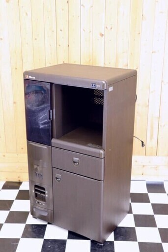 ヨドコウ　米びつ付きレンジ台　570×471×1050　お米容量25kg　1合/2合/3合　ブラウン系　住まい　キッチン