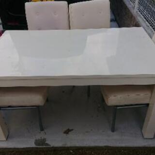 お取引先中 ダイニングセット 4人掛け 引き取り限定