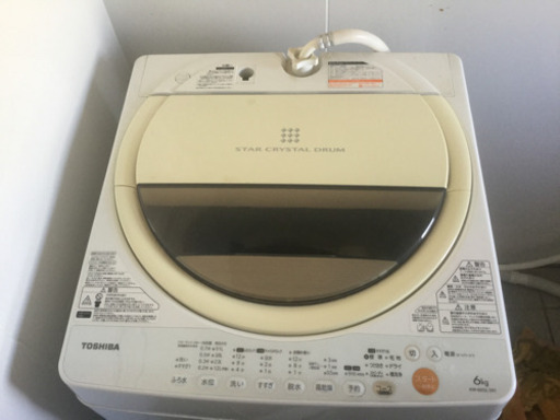■配達可■東芝 全自動洗濯機 6.0Kg 2012年製 AW-60GL