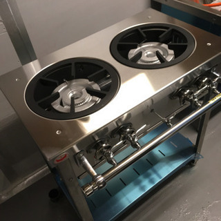 マルゼン 業務用 ガステーブル MGT-074DS 都市ガス 二口