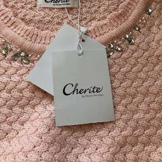 cherite シェリエット　フリル  リボン　スカート　ピンクの画像